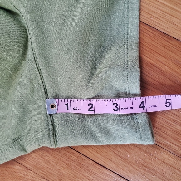 Anthropologie NWT Daily Practice Fitted Corset Shorts Moss Green Size 3XL - Picture 5 of 5